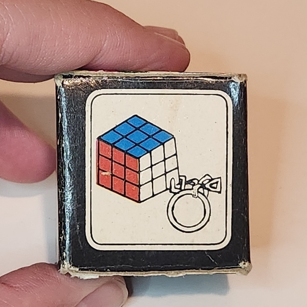 Vintage Rubik’s Cube Keychain Made in Taiwan - Picture 8 of 11